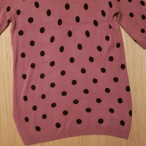 Carmen Marc Valvo Pink and black sweater - Picture 2 of 4